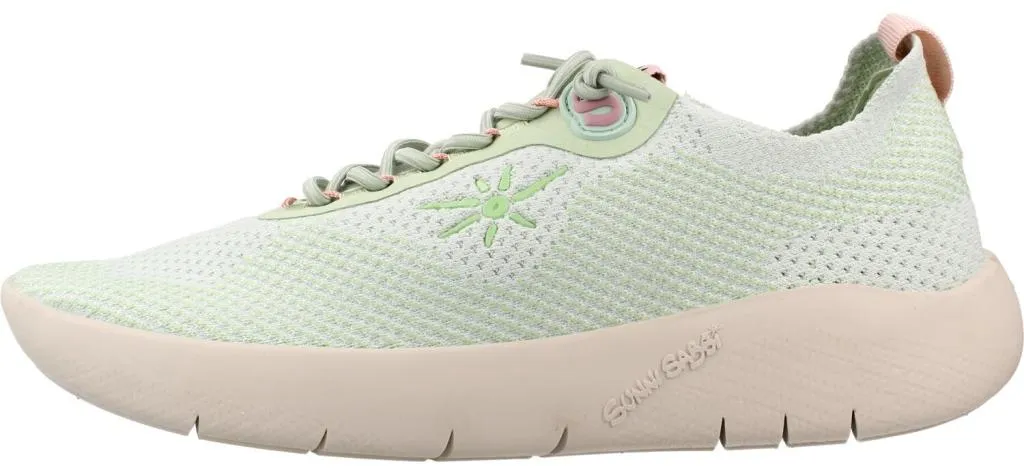 Baskets Vertes en Toile Flyx 059 Sunni Sabbi à Semelle Flexible - 2
