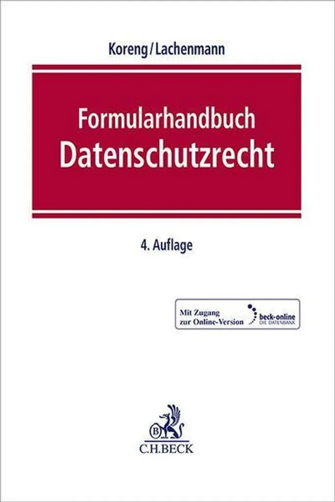 Manuel pratique Datenschutzrecht avec modèles de documents juridiques