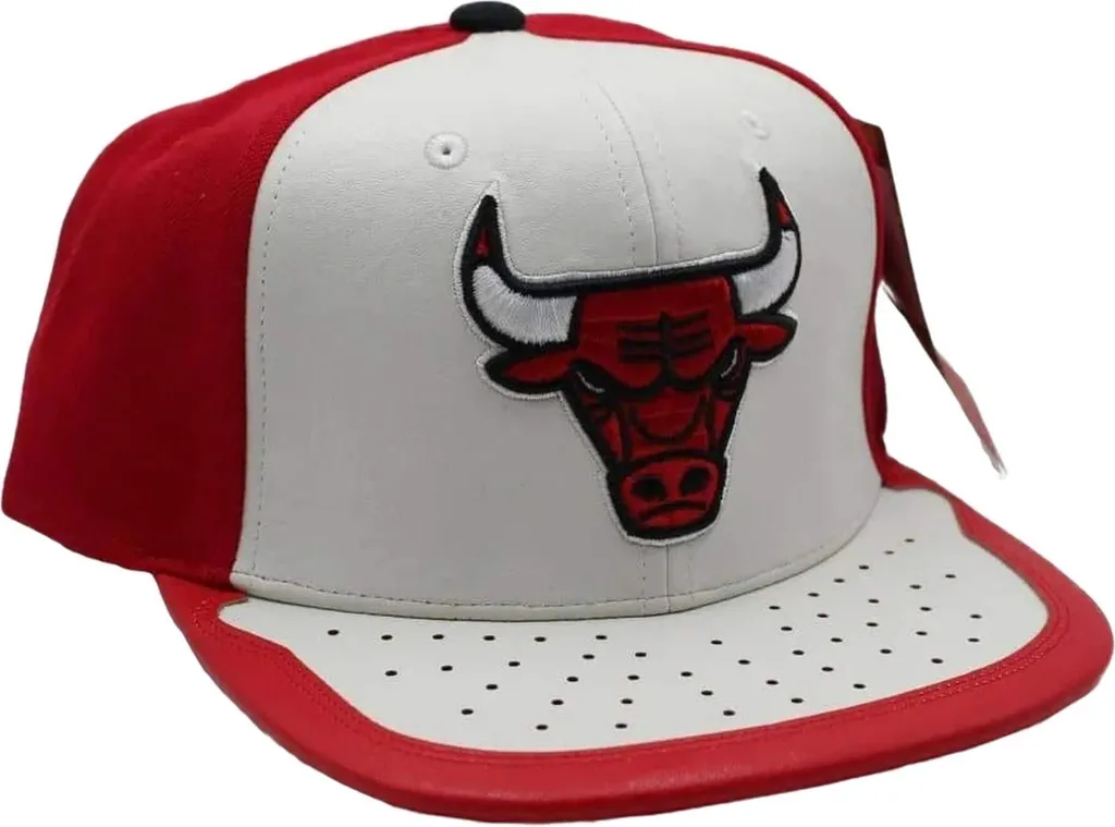 Casquette Mitchell & Ness MM19224-BL Blanche - Tissu Premium Réglable - 6