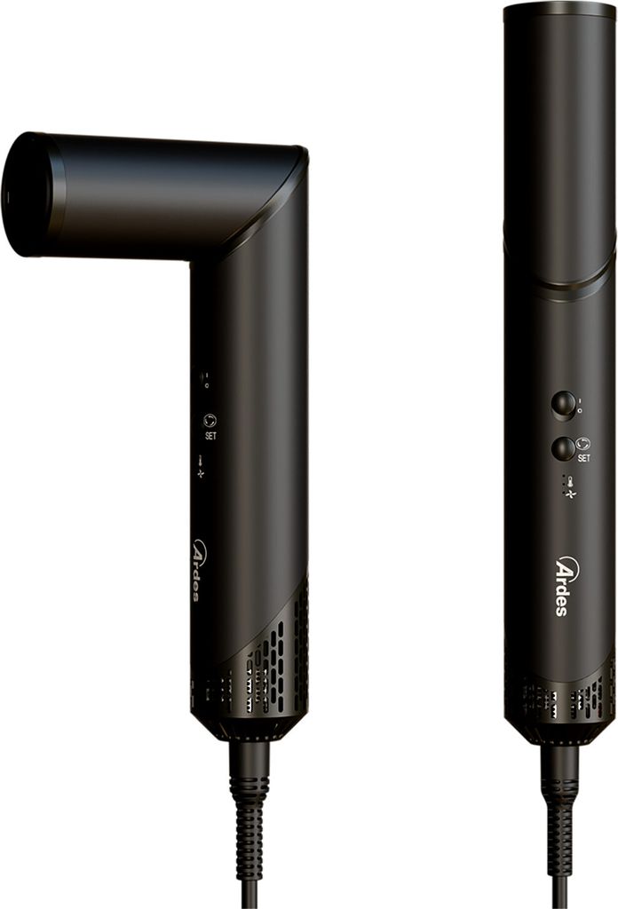 Ardes ARPHON03 Haarstyling-Set 1500W Schwarz mit Haartrockner Lockenstäben