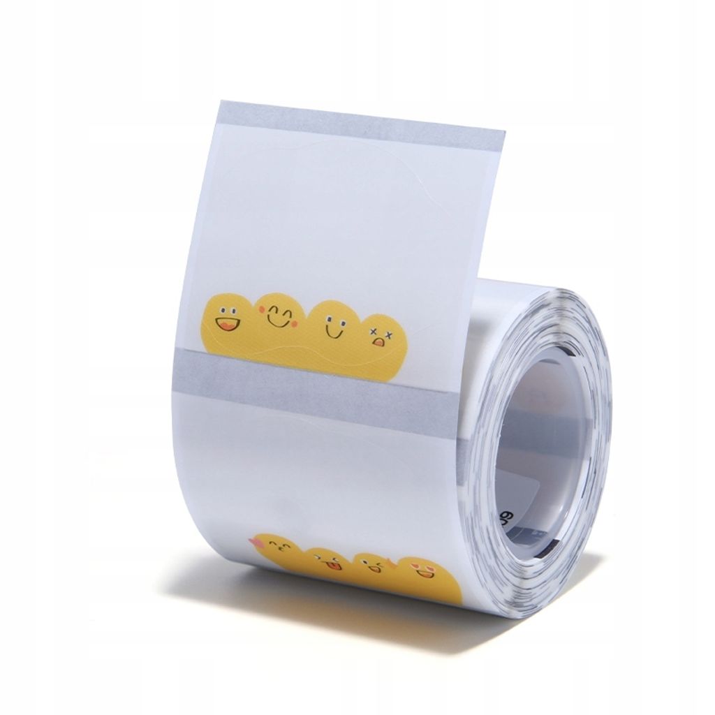 NIIMBOT etiketten, ronde, transparante stickers, 41x31 mm, Productafbeelding 