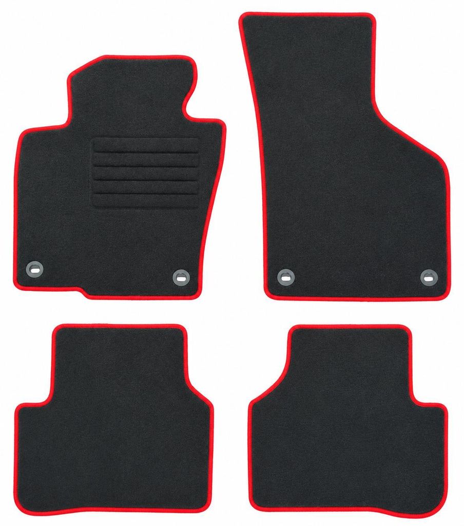 Fußmatten-Set für VW Passat 3C B6, 03/2005-12/2006, Produktbild 