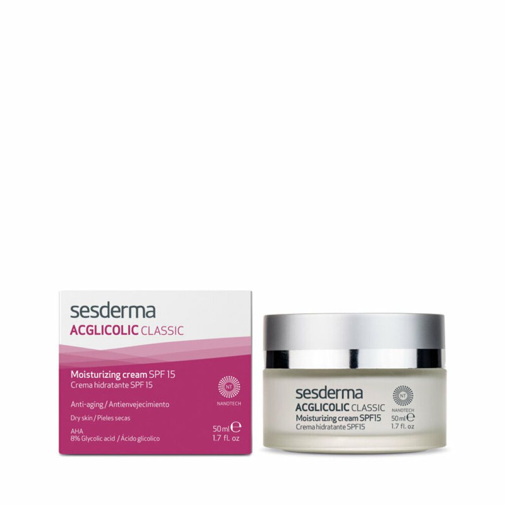Sesderma Acglicolic Classic Moisturising Cream Spf15 50ml Produktbild 