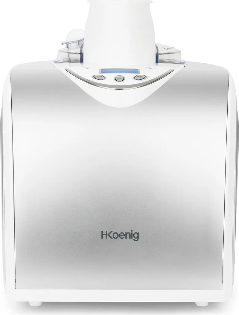 Sorbetière H.Koenig HF180 1L - Machine à glace avec groupe froid intégré