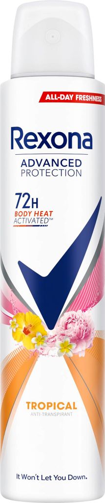 Rexona - Tropischer Sprühdeo 72h - 200 ml