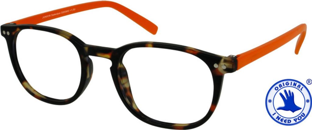 I NEED YOU JUNIOR Selection G55900 havanna-orange +3,00 dpt. Kunststoff