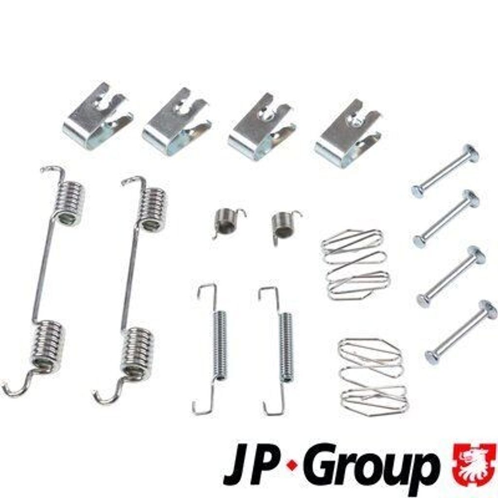 Zubehörsatz Feststellbremsbacken Zubehörsatz Bremsbacken JP GROUP hinten für LAND ROVER Range Rover Sport (L320) Discovery IV (L319) Discovery III