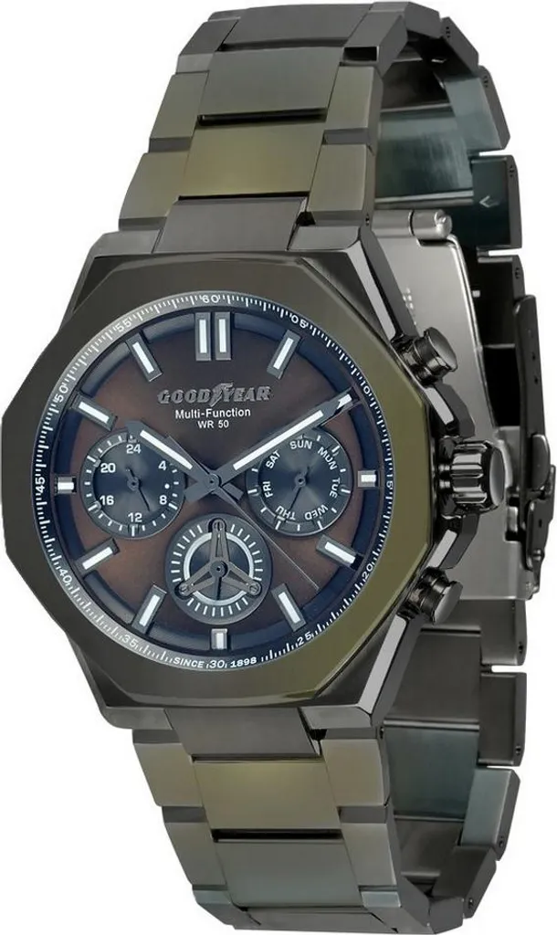 Montre Quartz Goodyear G.S01257 Précision Absolue et Design Sportif 42mm