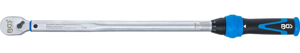 Clé dynamométrique BGS 7184 robuste avec réglage rapide 70-350Nm
