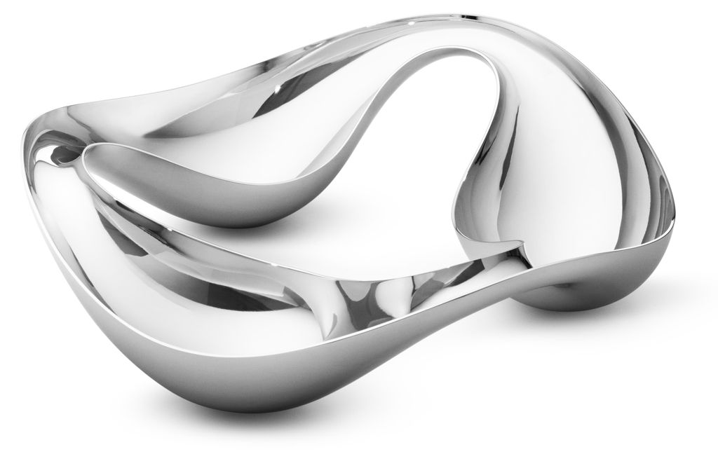 Georg Jensen COBRA TRIPLE SNACK Schale Edelstahl 10019106 Productafbeelding 