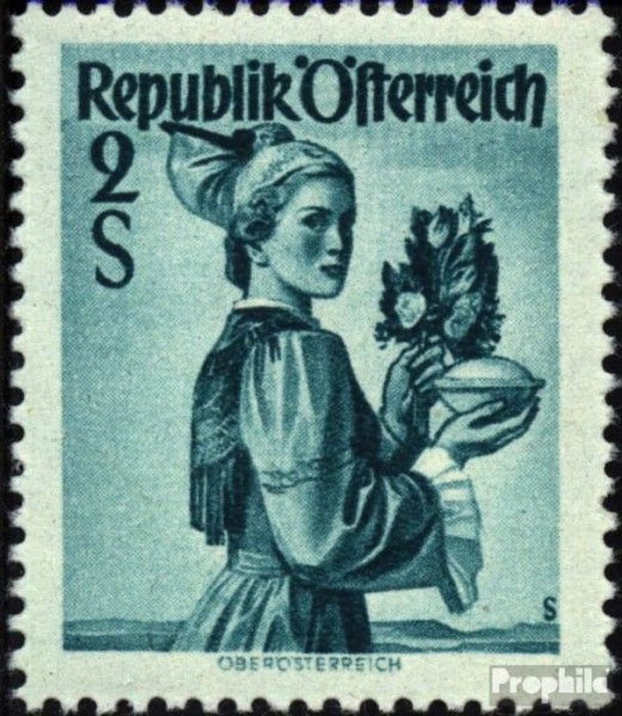 Briefmarken Österreich 1948 Mi 919 postfrisch Trachtenserie