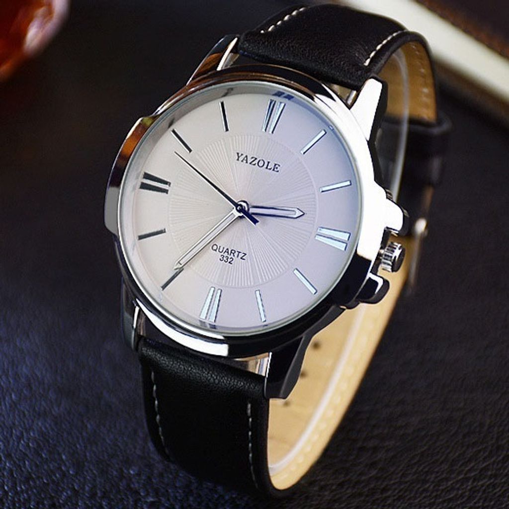Uhr DI-4045 - Elegante Herrenuhr in Schwarz/Weiß KP4045
