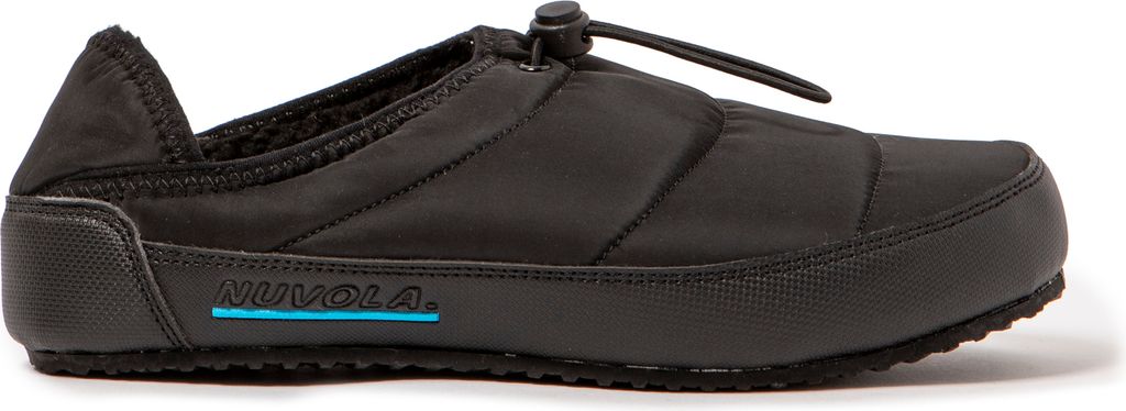 NUVOLA. Hausschuhe Herren Damen rutschfester Sohle warm gepolstert bequem schwarz 36 EU - UNATA