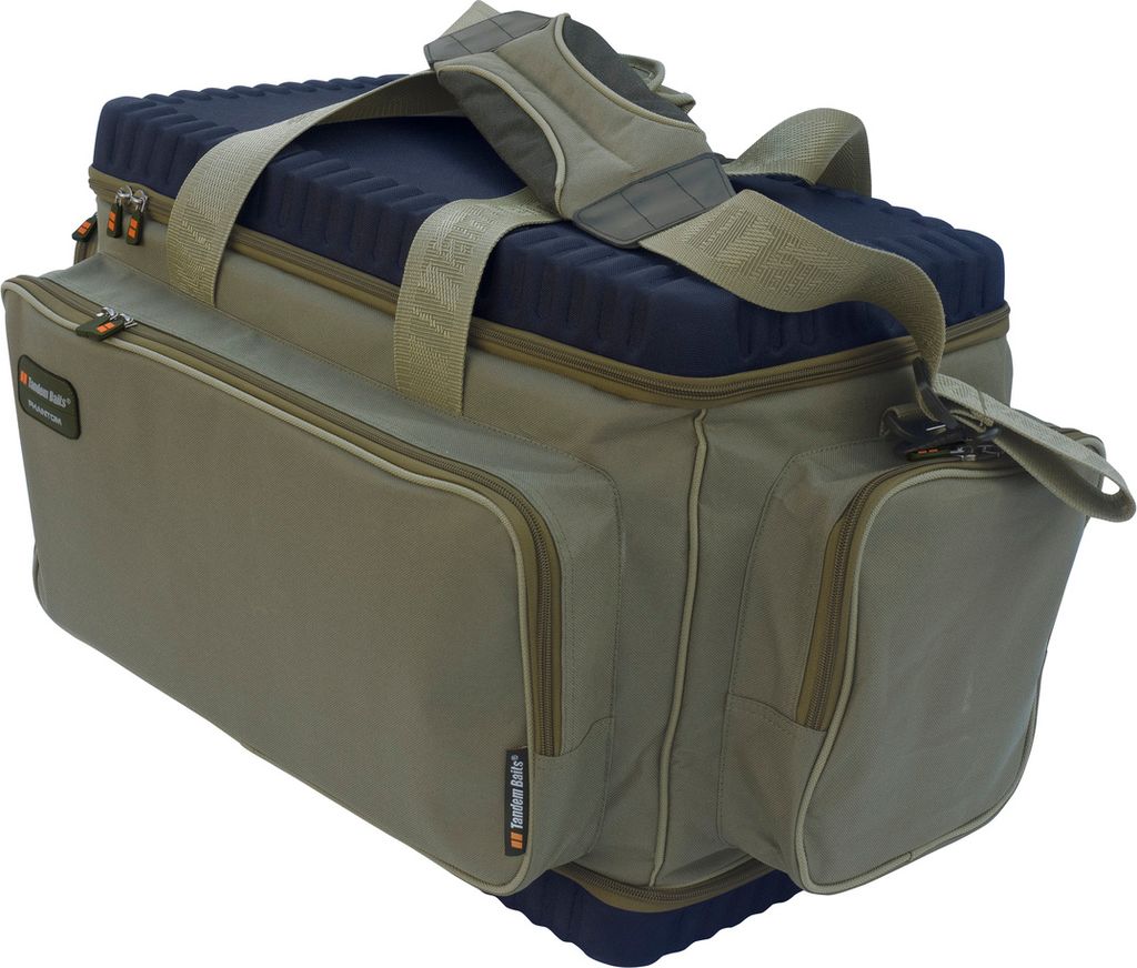 Tandem Baits Phantom Double Base XL Große Angeltasche Wasserdichte Tasche Karpfenzubehör-Angelkoffer, Umhängetasche für Angelzubehör, Wasserfe...