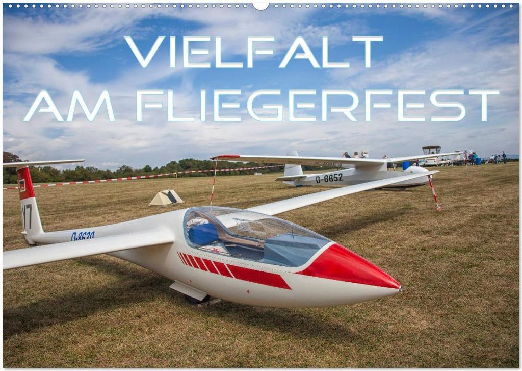 Vielfalt am Fliegerfest (Wandkalender 2026 DIN A2 quer), CALVENDO Monatskalender