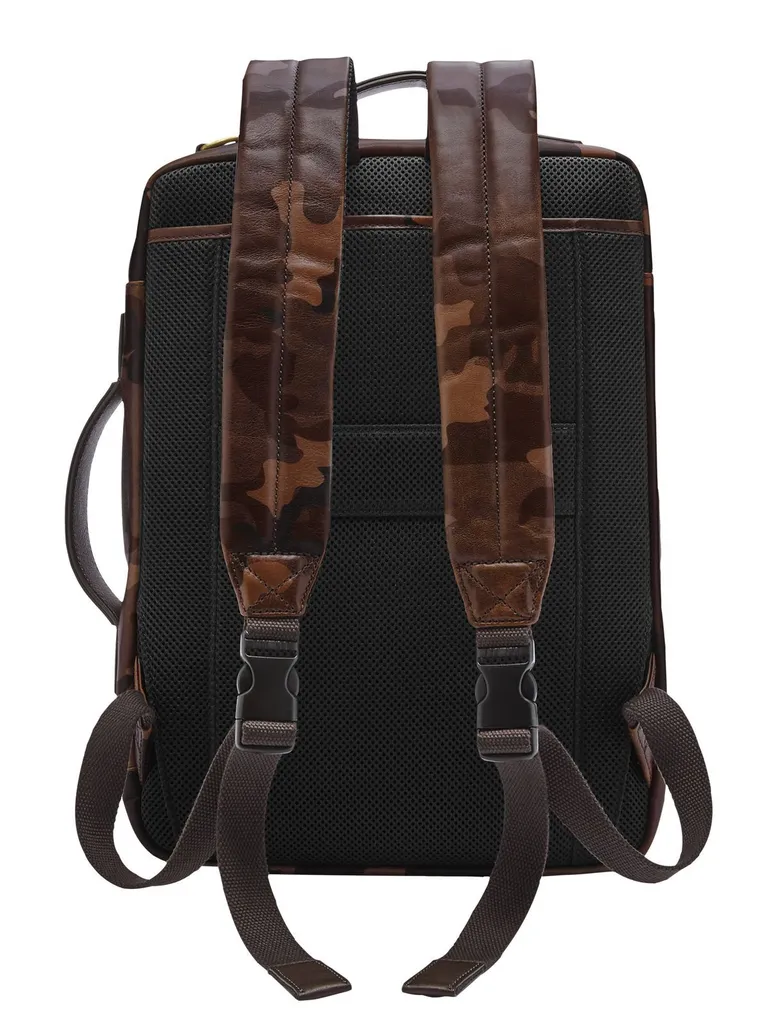 Fossil Buckner Backpack BF Multi Brun - Sac à Dos Ordinateur Portable - 3