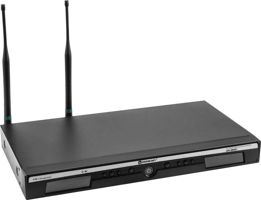 Relacart UR-260D Récepteur UHF Double Canal 522-554 MHz Professionnel
