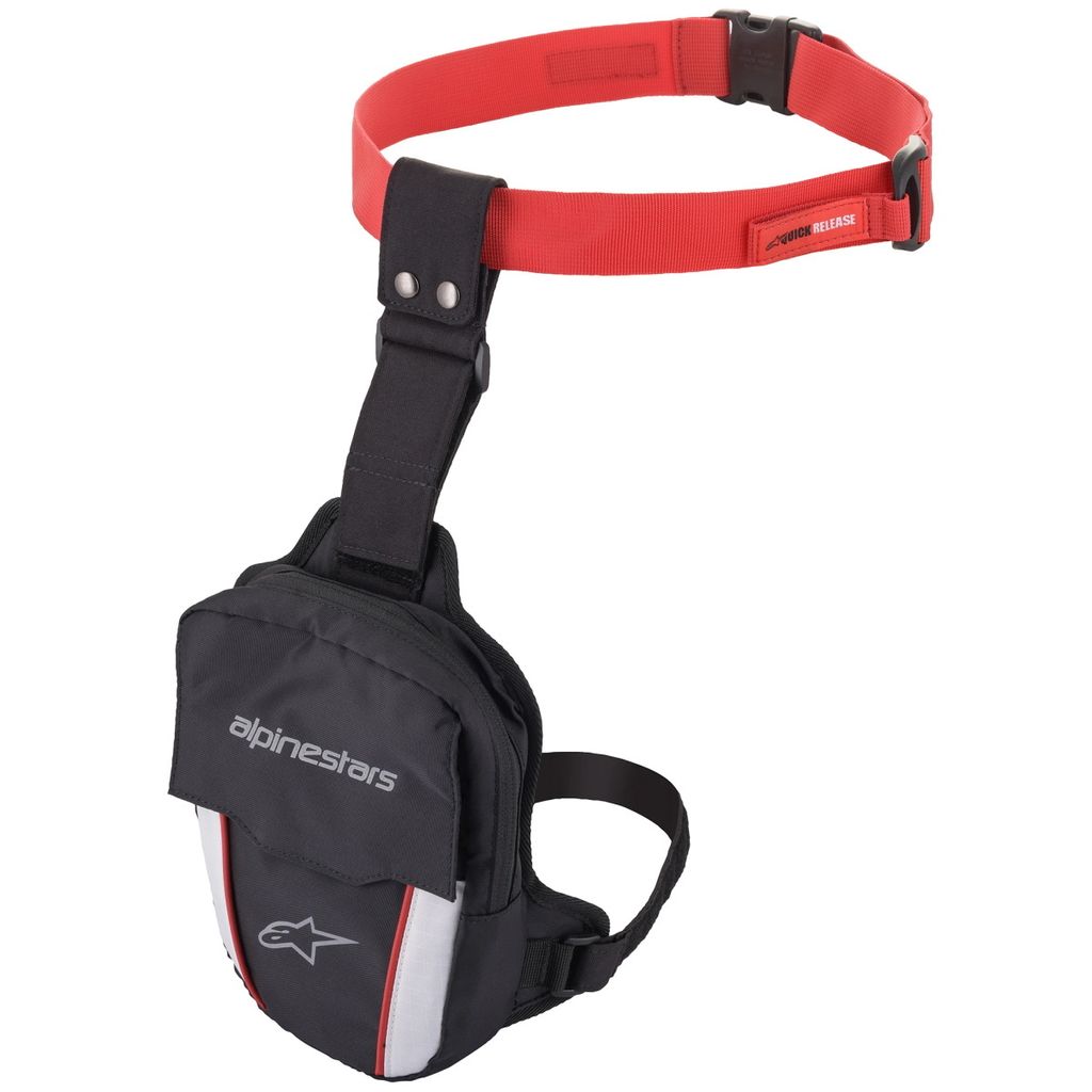 Alpinestars Access Thigh Bag Nero/Rosso/Bianco Taška Immagine del prodotto 