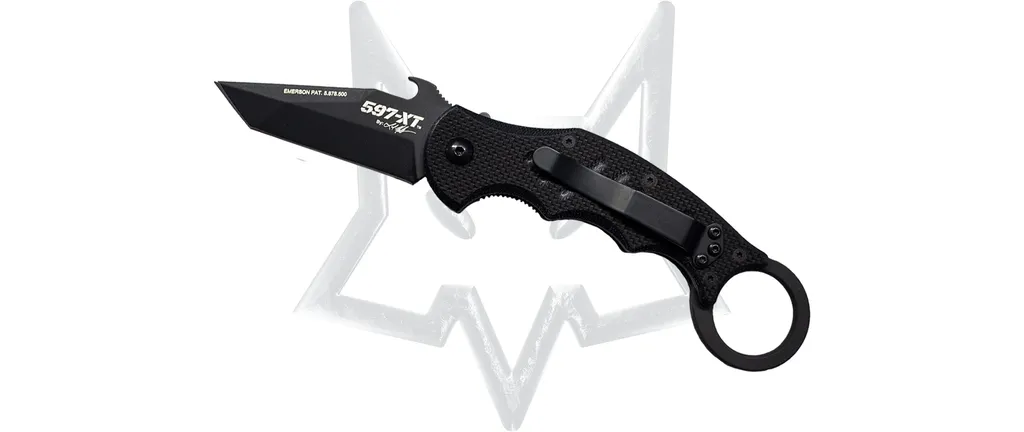 Fox Dart XT Couteau Pliant Raws System Acier N690 Co G10 Noir FX-597