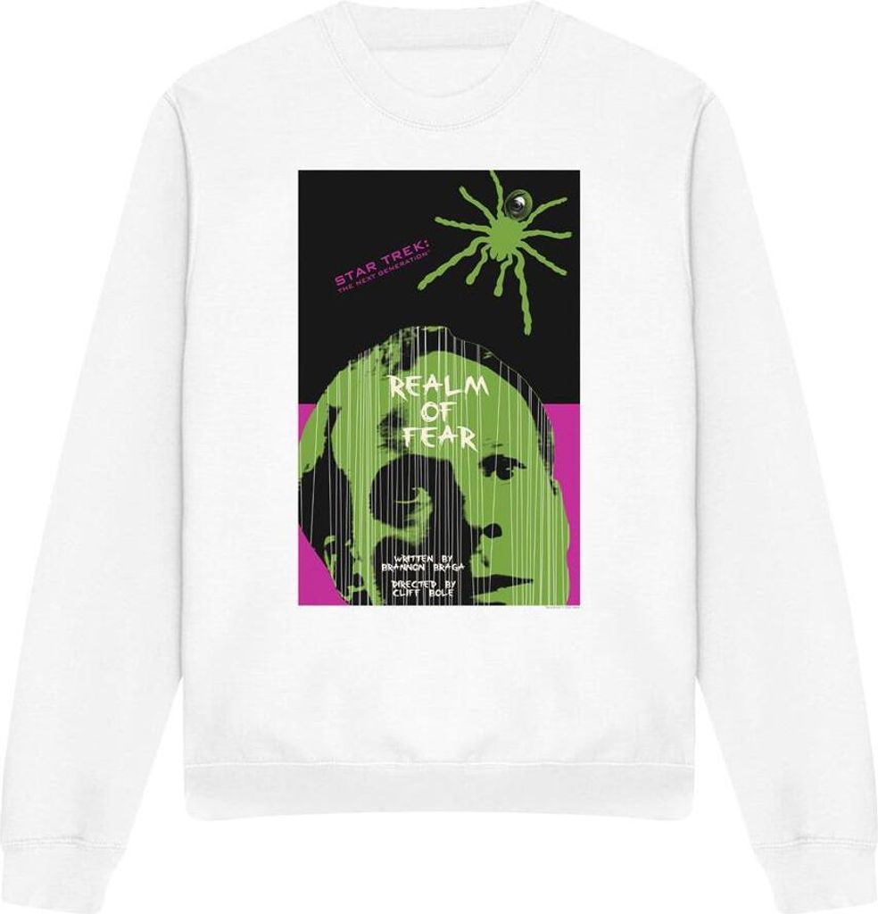 Star Trek - "The Next Generation Season 6 Episode 2" Sweatshirt für Herren/Damen Uni TV11925 (XL) (Weiß)