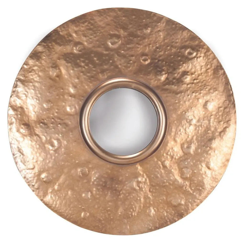 Miroir mural rond doré 97cm LUNAIRE - SIGNATURE Design Chic et Épuré