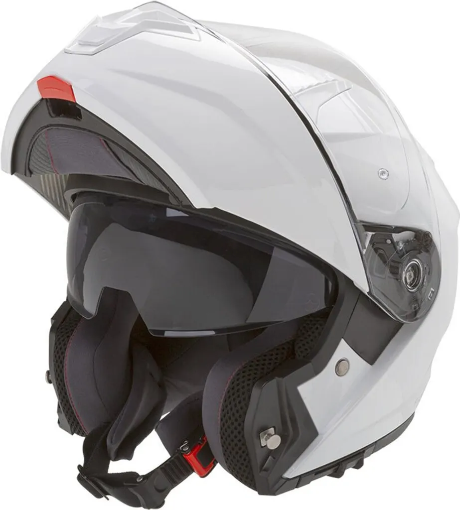 Casque modulable blanc Gari G100 Trend M idéal pour scooter et moto GT