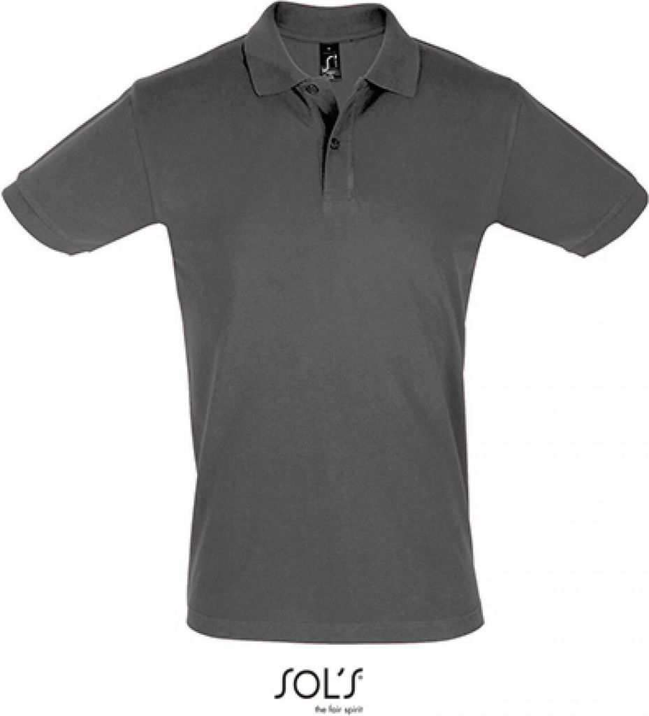 SOLs 11346 | MenŽs Polo Shirt Perfect - Farbe: Dark Grey (Solid) - Größe: M