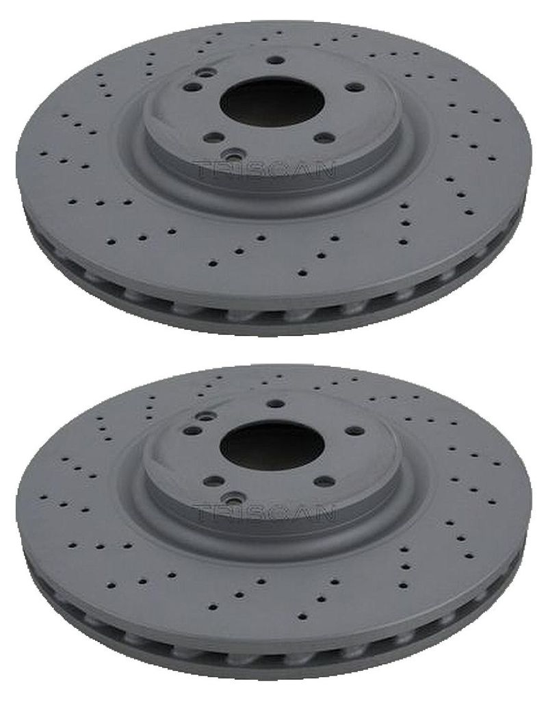 2 Bremsscheiben belüftet Ø 330 mm TRISCAN für u.a. MERCEDES-BENZ C-KLASSE