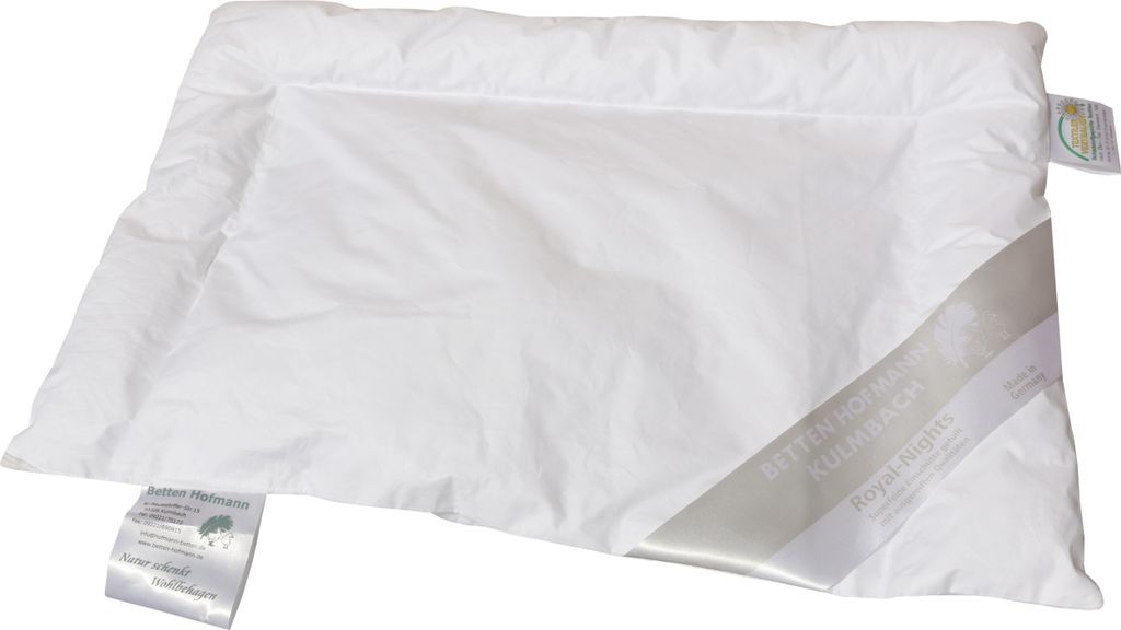 Betten Hofmann BASIC Baby Kinder Flachkissen 40x60 cm u-förmig gesteppt Synthetik