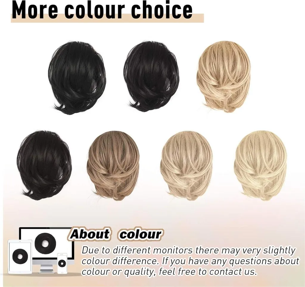 Postiche queue de cheval 20cm : solution volume pour cheveux fins