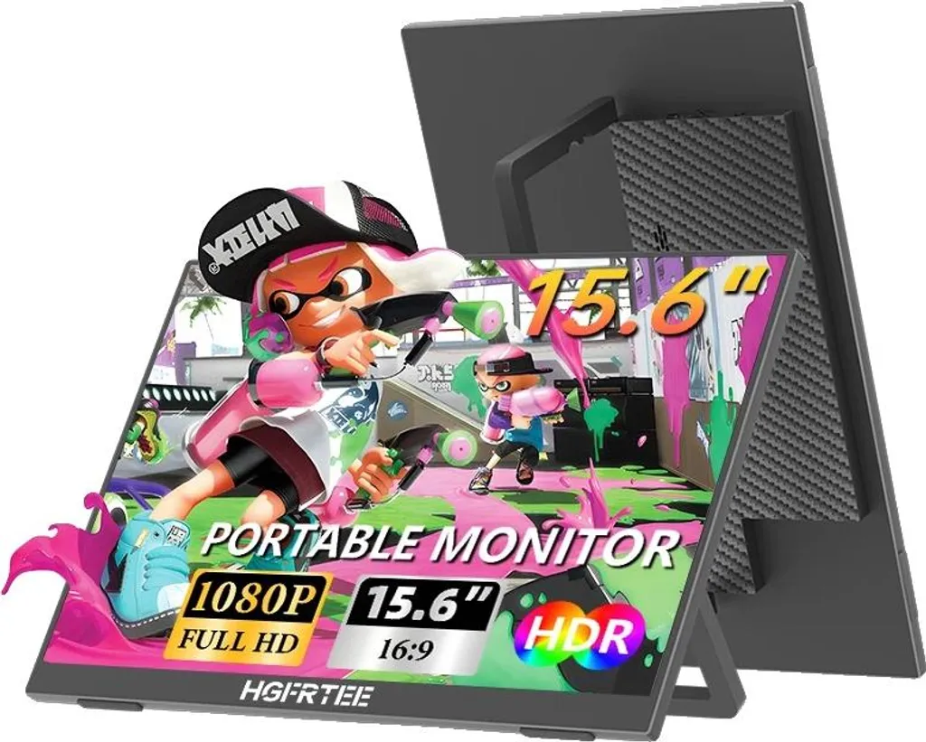 Moniteur portable 1080P haute fidélité avec connectique polyvalente