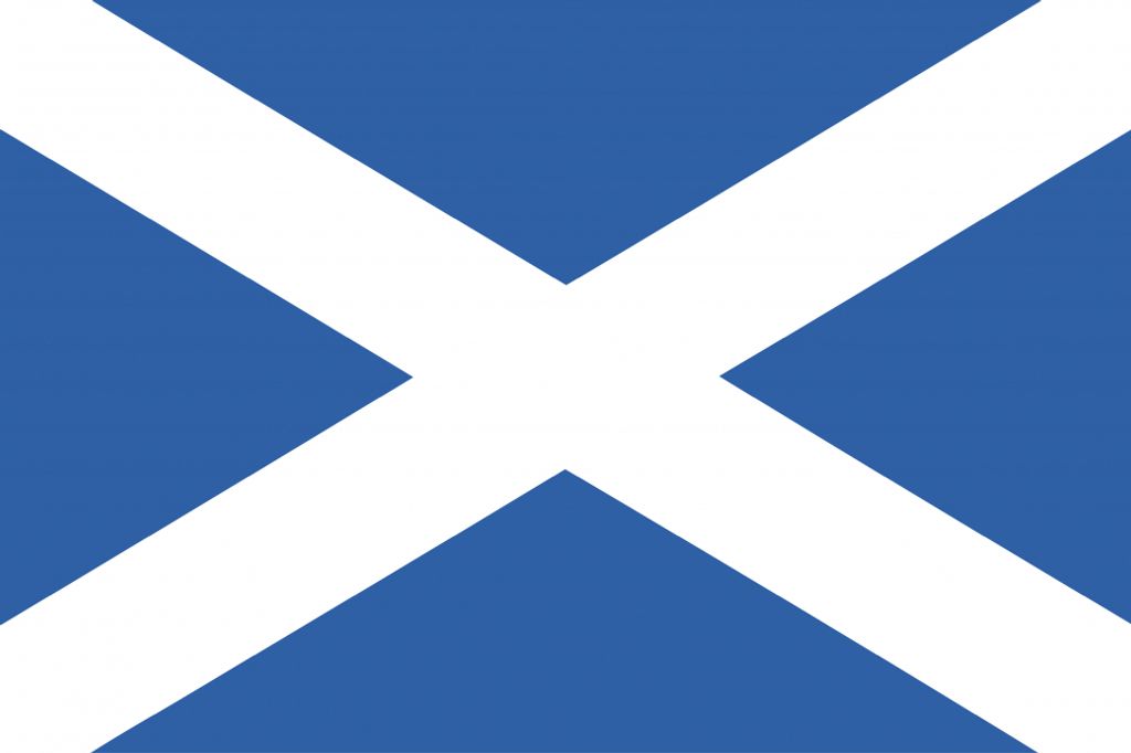 Flaggen Der Welt Kunstdruck Bild - Schottland (80 x 120 cm)