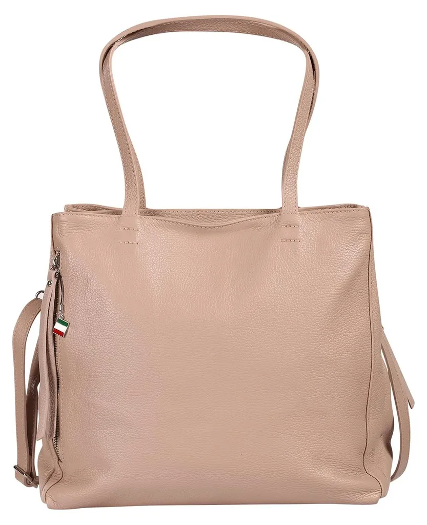 Sac à bandoulière Florence cuir rose : fini le désordre en sac