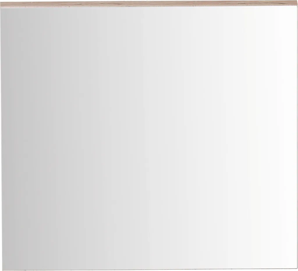 Miroir SetOneBad robuste imitation chêne pour illuminer les couloirs