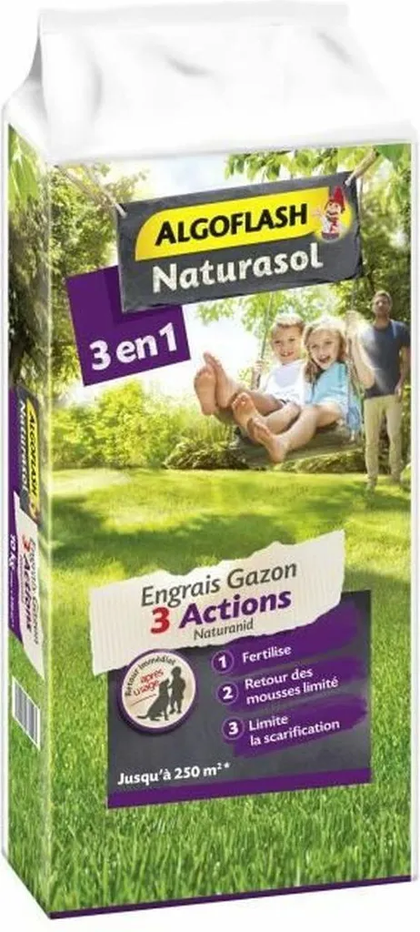 Algoflash Concime Prato 10 kg 3 in 1 AG3BIO250 | Prato Verde Subito