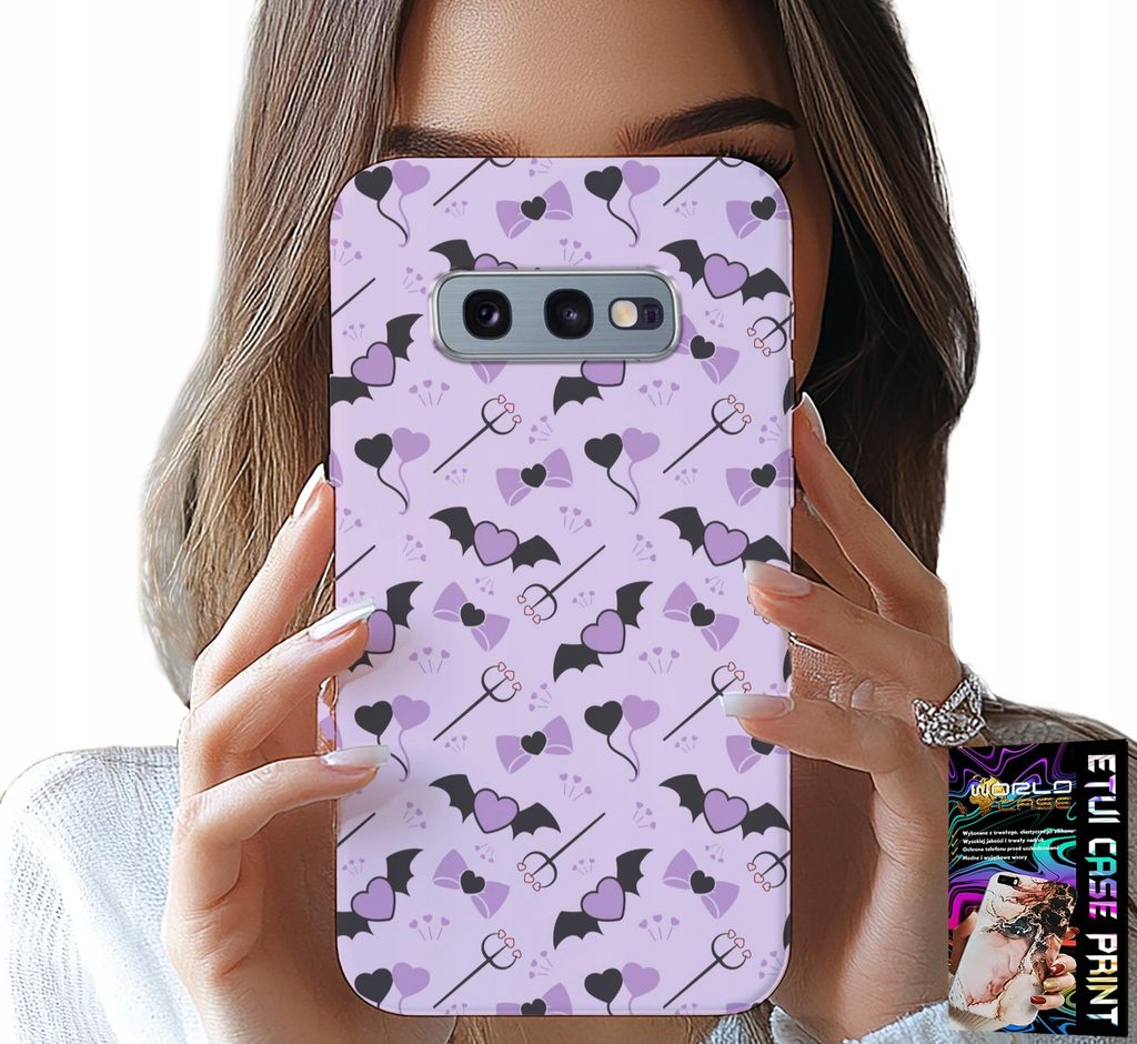 Fall Für Samsung Galaxy S10E - Modische Designs Gabel Herzen Bögen Bogen