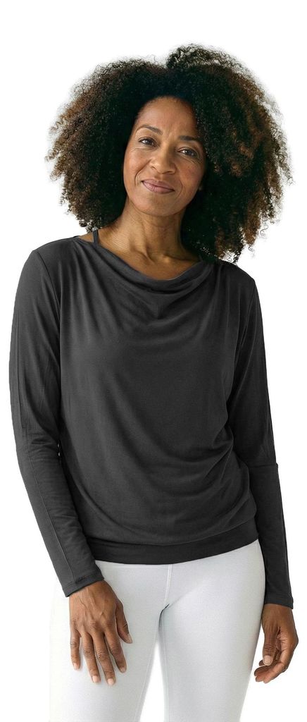 Yoga-Longsleeve flowing shakti "ala" - stonehenge