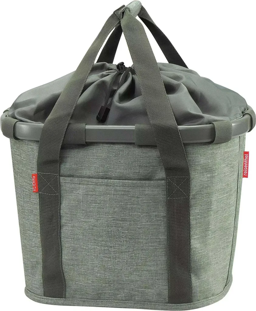 Panier pour Vélo de Ville Klickfix Twist Sage : Idéal Courses et Shopping