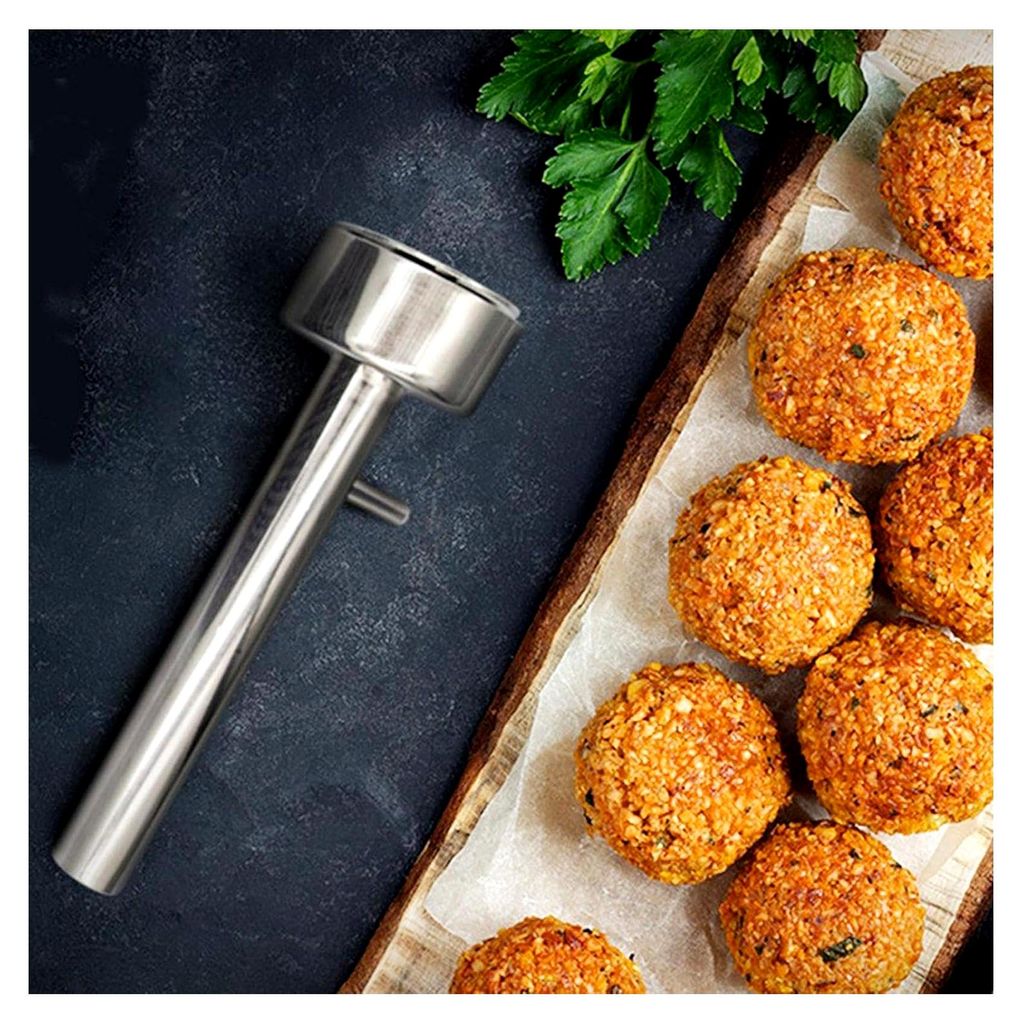 Falafel Fleischbällchen Presse Küchenwerkzeug Kompakt Praktisch Handbuch Fleischbällchen Falafel B, Klein