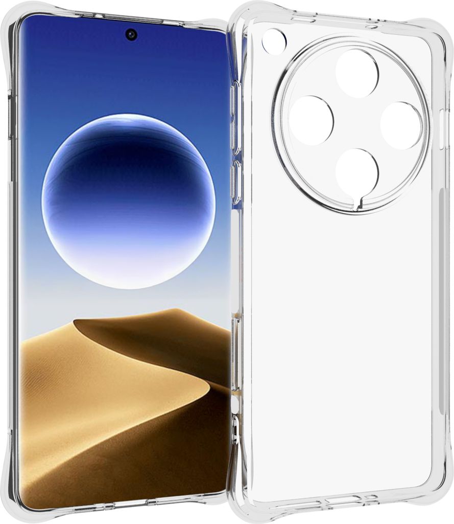 TPU Hülle Clear Armor Soft Case für Oppo Find X8 Pro 5G - transparent