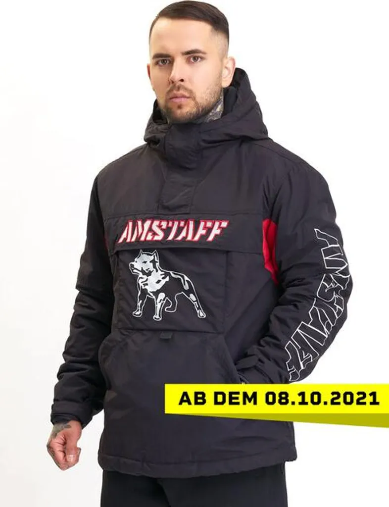 Veste Amstaff Tokat XL pour Homme - Idéal pour Sorties Urbaines et Vent