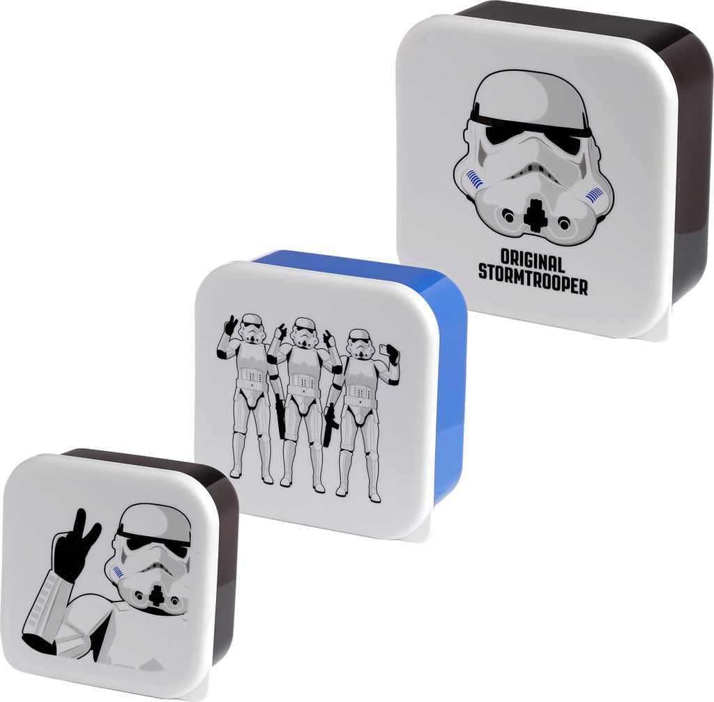 3-er Set Lunchboxen - The Original Stormtrooper M/L/XL