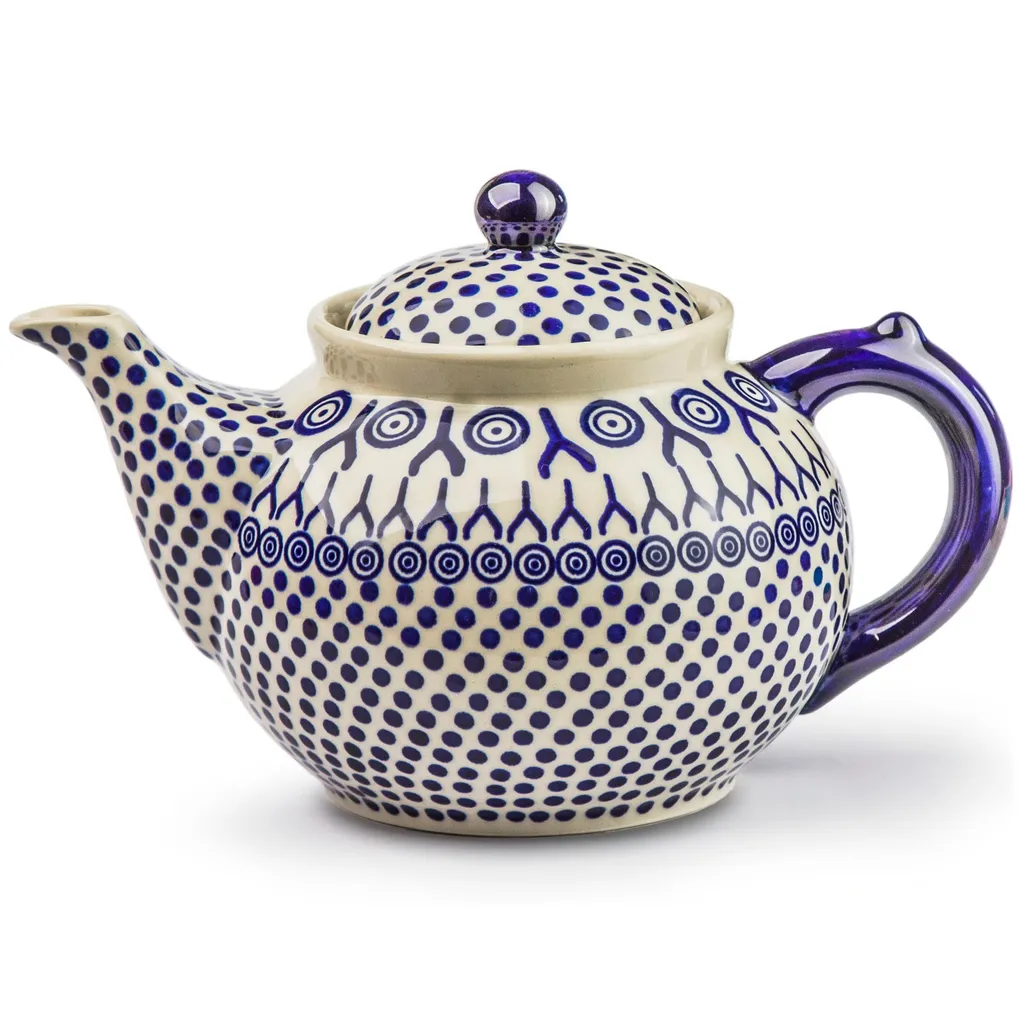 CONTENITORE CERAMICA TEIERA vintage motivo uccellino rosso EUR 35,46