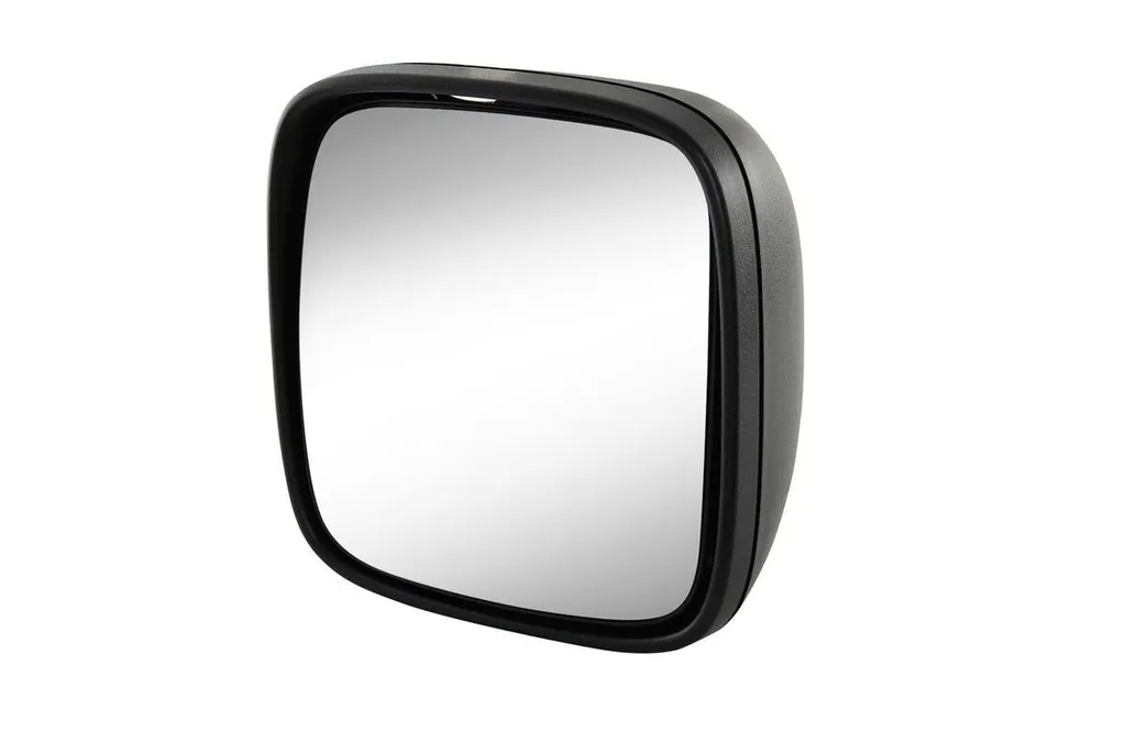 Miroir Grand Angle Haute Visibilité avec Réflecteurs Rouges pour Route