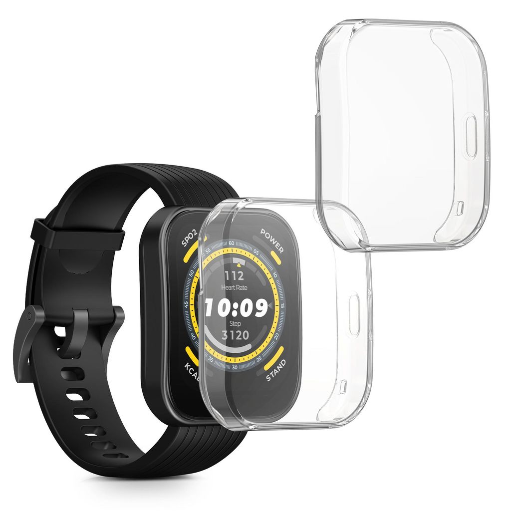 kwmobile 2x Silikon Hülle für Huami Amazfit Bip 5 Produktbild 