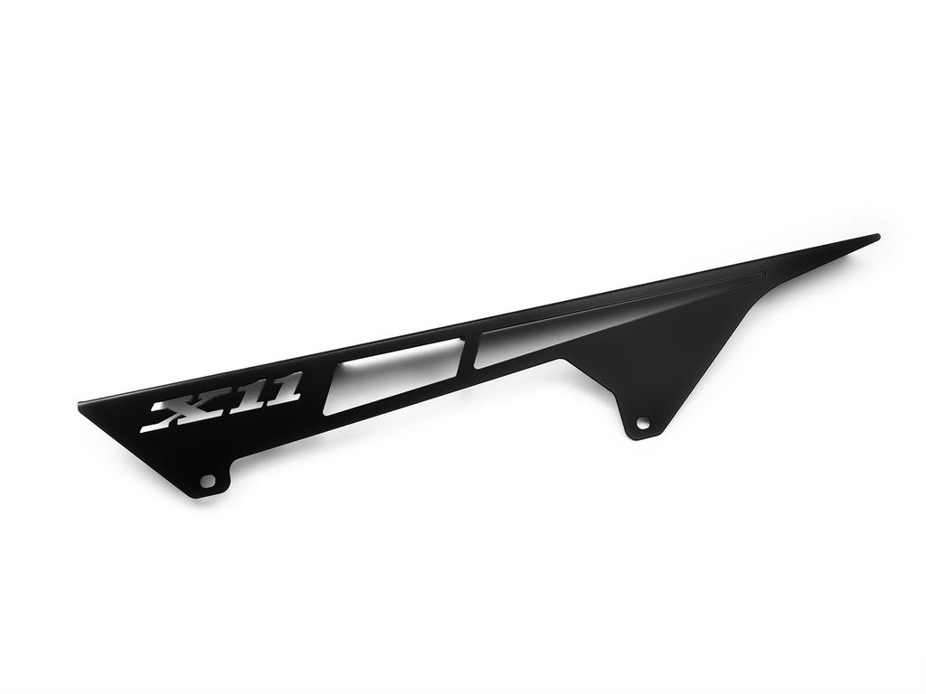 Kettenschutz kompatibel mit Honda X11 BJ 1999-03 Logo schwarz