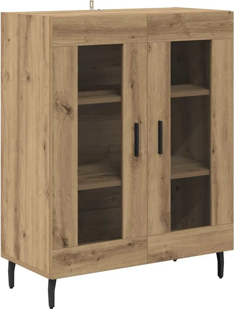 Credenza Rovere Artisan 70x34x90 cm | Mobile Contenitore Moderno