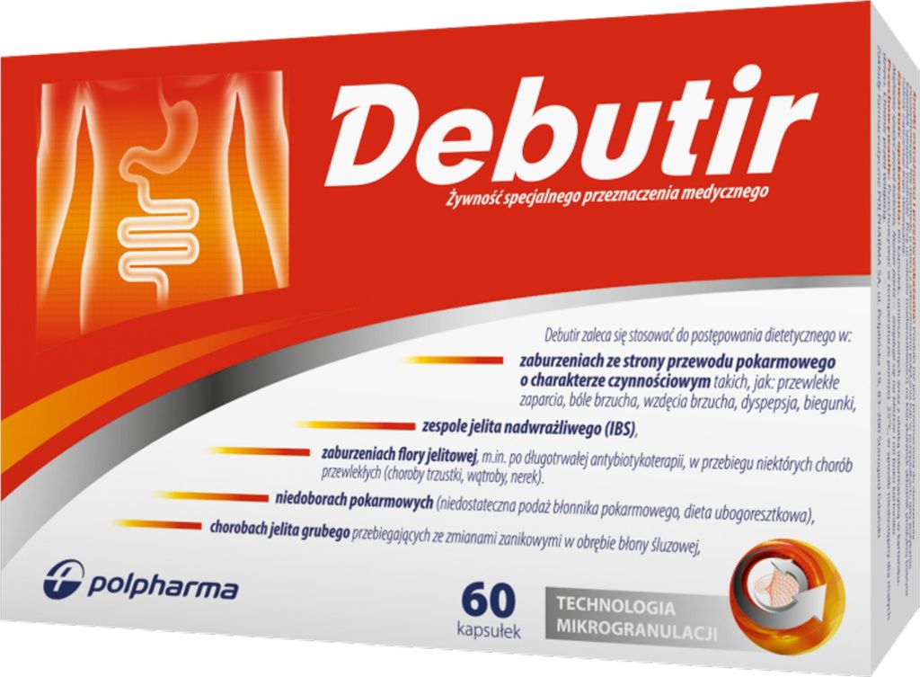 Debutir, 60 capsule - A lungo termine! Immagine del prodotto 