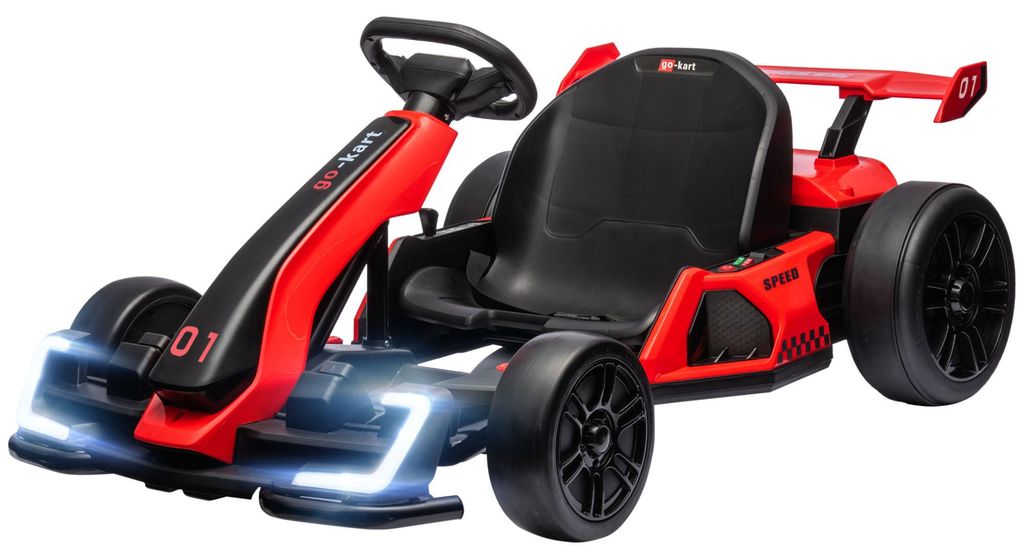 HOMCOM elektrische kindergo-kart, 24V, tot 12 km/u, met Productafbeelding 