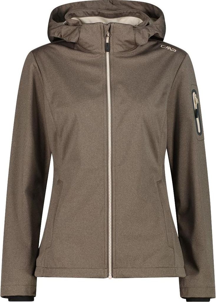 Cmp Woman Jacket Zip Hood Toffee Mel. Toffee Mel. 38 Produktbild 